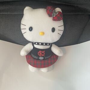 Vintage Hello Kitty Plush Punk Rock 2003 Hot Topic WhimsyGoth Y2K Skater Grunge